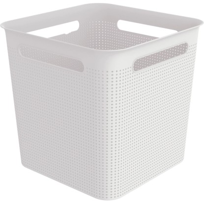 Rotho Switzerland Aufbewahrungsbox Brisen Kunststoff Weiss 18 l