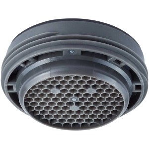 Neoperl Rompigetto Slim Air Honeycomb, blu scuro, M24, dettaglio della struttura a nido d'ape.
