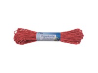Papierkordel Rot Ø 1 mm / Länge 20 m