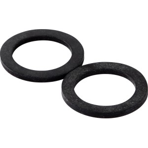 Due anelli di tenuta neri KÖRO EPDM 19x27x2 mm per raccordi a vite da 3/8 di pollice.