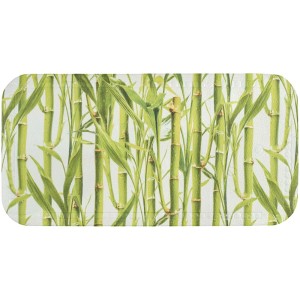 Tappetino per vasca Diaqua Smoothie Bamboo, 35x71 cm, con motivo bamboo per una presa sicura nella vasca.