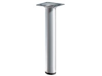 Hettich Tischbein Ø 30 x 200 mm Aluminium-Optik