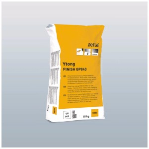 Ytong Feinbeschichtung 10kg Sack, geeignet zum Streichen und Spachteln von Porenbetonsteinen.