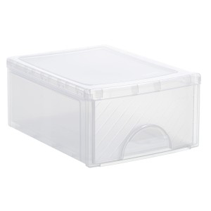 Transparente Rotho Frontbox klein, eine praktische Aufbewahrungsbox.