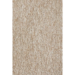 Gros plan : Moquette Andiamo Alvar, beige clair, non-tissé, au mètre, largeur 400 cm.