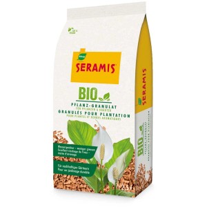 Seramis Bio-Granulato per piante 2,5 l in sacco, adatto per piante ed erbe aromatiche.