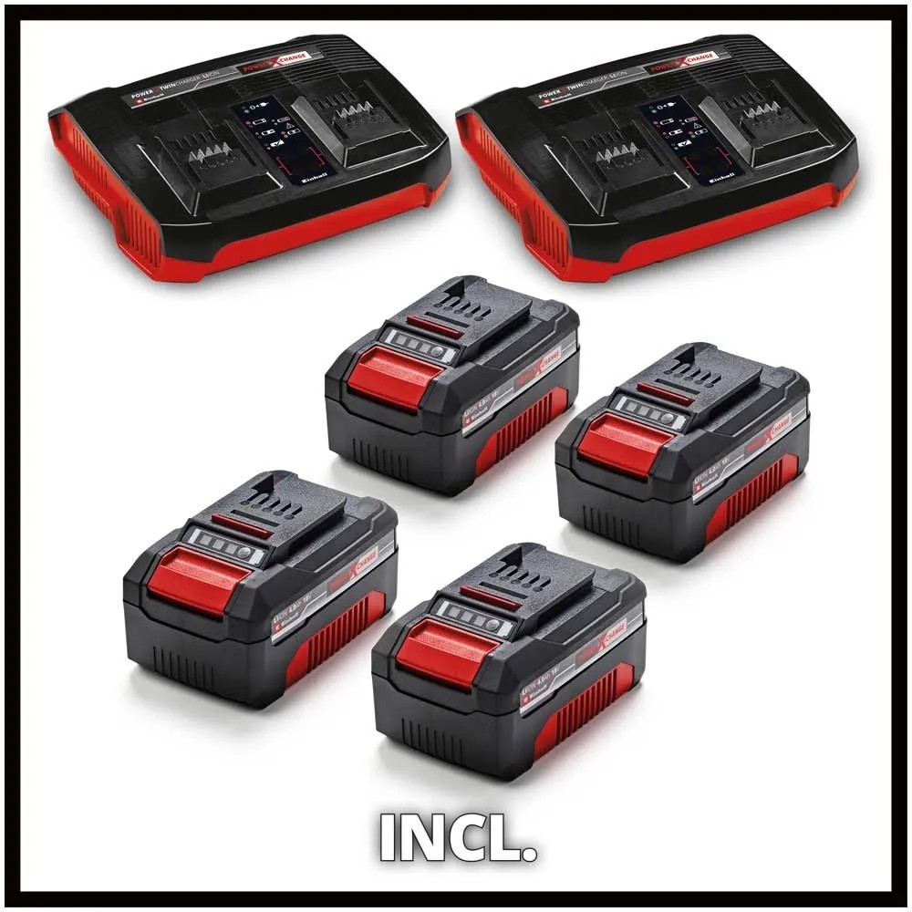 Kit Tosaerba Einhell A Batteria | Tagliaerba E Tagliabordi | Senza Fili | Power X-Change | Per Giardino - Foto 3