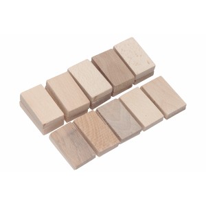 Cales de montage LUX en bois de hêtre, 20 pièces, pour usages multiples.