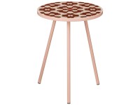 Mica Decorations Table d'appoint Bologna fer Rose hauteur 51 cm / Ø 39 cm