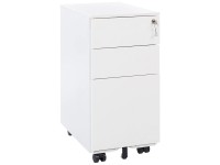 Beliani Büroschrank Bolsena Metall Weiss (HxBxT) 60 x 30 x 45 cm Beliani Büroschrank Bolsena Metall Weiss (HxBxT) 60 x 30 x 45 cm