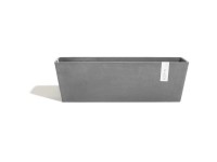 Ecopots Pflanzkasten Brügge Grau (HxBxT) 20 x 20 x 80 cm