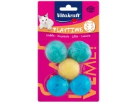 Vitakraft Plüschbälle mit Schelle 5 Stk.