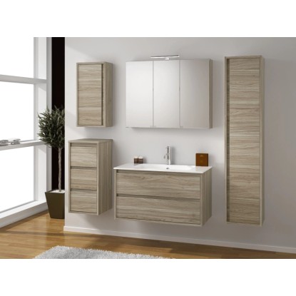 Hängeschrank Loto 1-türig Ulme / Rousseau (HxBxT) 70 x 35 x 18 cm