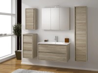 Hochschrank Loto 1-türig Ulme / Rousseau (HxBxT) 160 x 35 x 27 cm