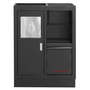 Kraftwerk Werkstattunterschrank Mobilio Schwarz (HxBxT) 91 x 68 x 45,8 cm