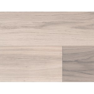 Sol stratifié Comfort Chêne Argenté, gros plan sur la texture du bois.
