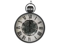 Wanduhr Limerick Metall Schwarz Ø 50 cm