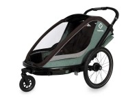 Hamax Fahrradanhänger Cocoon One Grün-Schwarz
