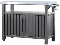 Keter Grill-Beistelltisch Edelstahl 2-türig (HxBxT) 90 x 123.7 x 54 cm