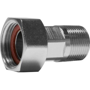 Raccordo per contatore acqua 30,3 mm x 26,4 mm, cromato, per accessori contatore acqua.