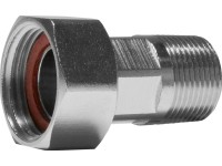 Wasserzählerverschraubung verchromt 30,3 mm (Rp 1) x 26,4 mm (G 3/4) Wasserzählerverschraubung verchromt 30,3 mm (Rp 1) x 26,4 mm (G 3/4)