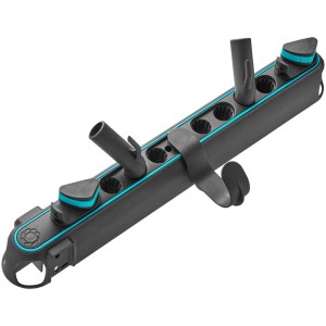 Gardena Geräteleiste Flex con 2 supporti per attrezzi da giardino, per riporre in modo salvaspazio.
