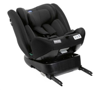 Seggiolino auto Chicco Unico Evo i-Size nero per bambini 40-150cm, girevole.