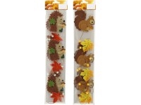 Filzgirlande Tiere Braun-Bunt assortiert 120 cm / 1 Stk.