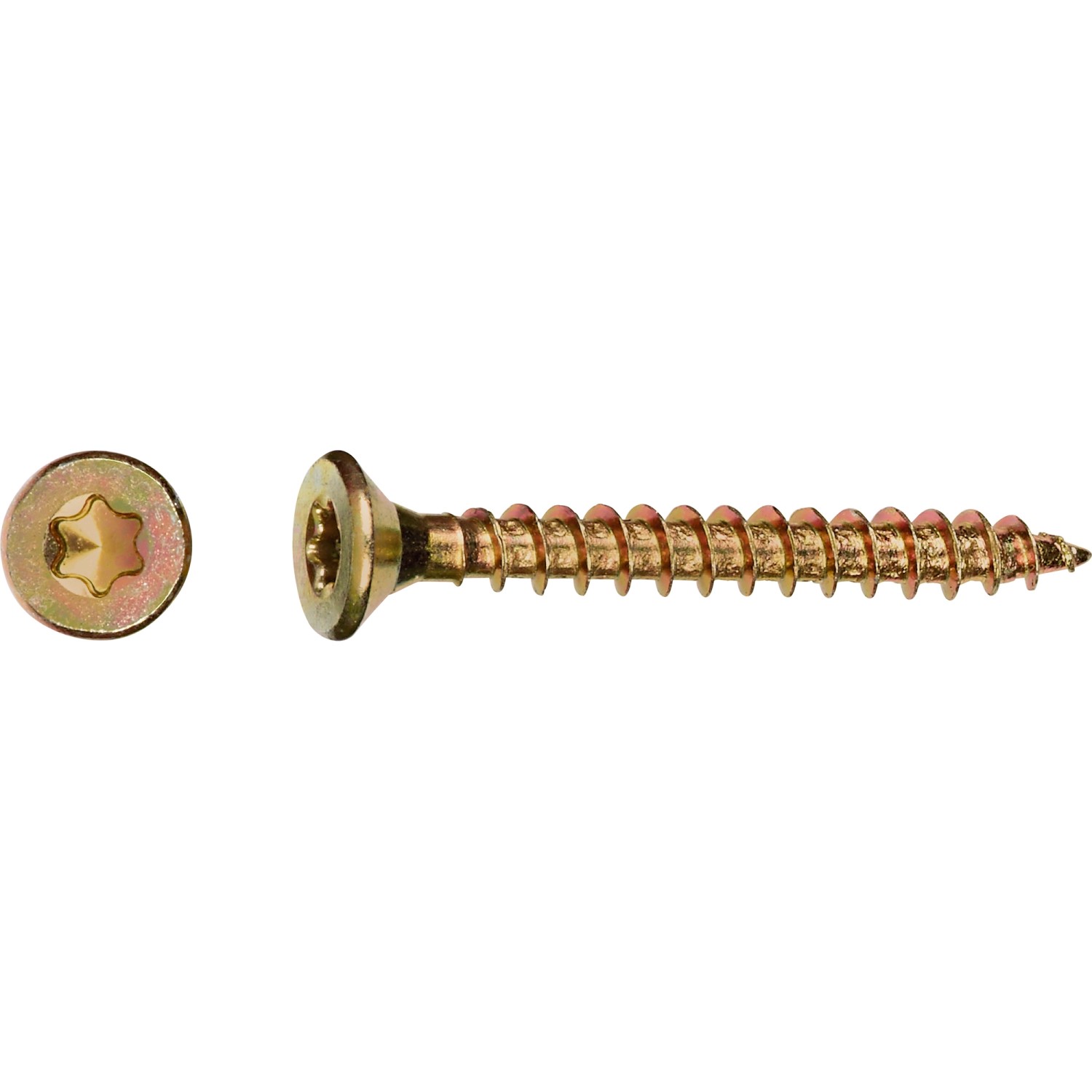 50 Viti Per Legno Testa Torx 5.0x90mm - Acciaio Zincato Giallo Con Punta Inclusa - Foto 12