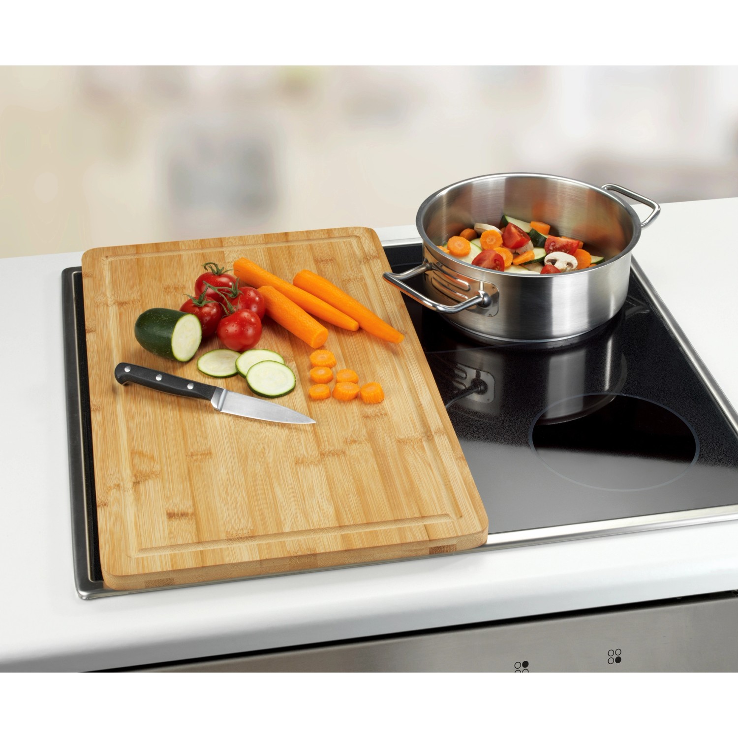 Silikon Herdabdeckplatte 76x53cm - Kratzschutz Für Küchenarbeitsplatte