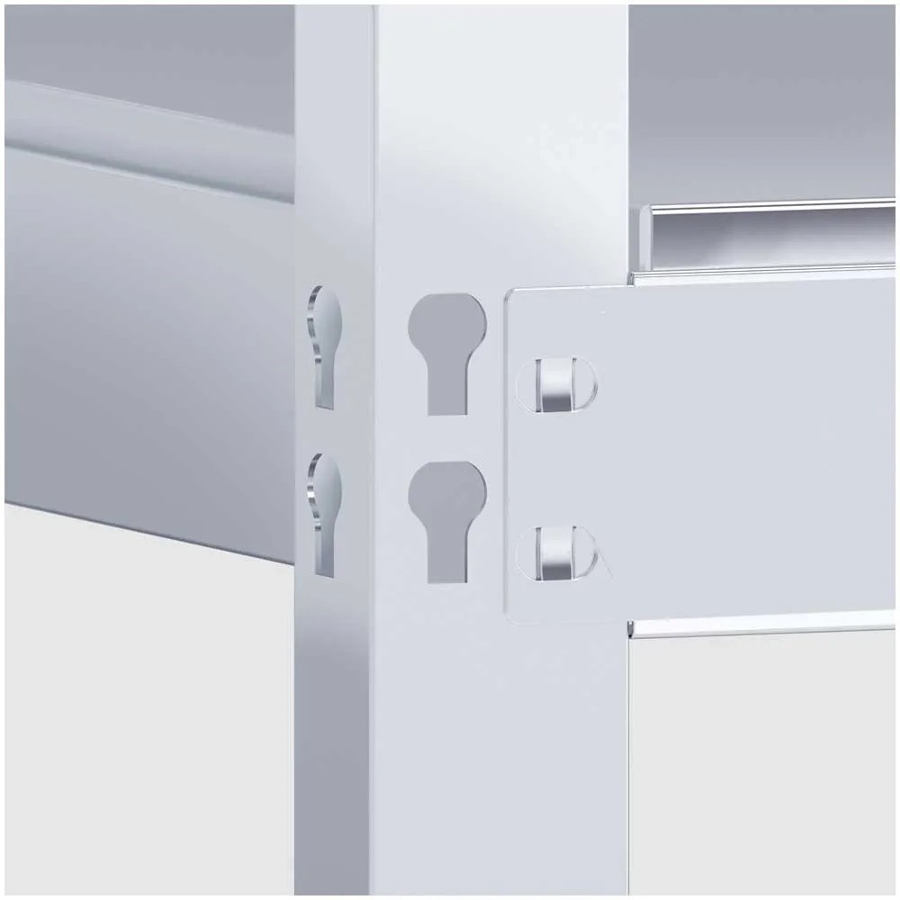 Schulte Profi-Stecksystem Grundregal Schwarz-Struktur (HxBxT) 192 x 100 ...