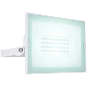 Faretto LED da esterno Globo Helga I bianco, 50W, per illuminazione esterna.