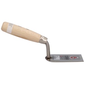 Truelle à plâtre Schwan, largeur de lame 60 mm, avec manche en bois et lame en acier. Pour appliquer du mastic.