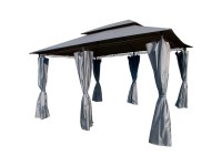 Pavillon Steingrau 3 x 4 m