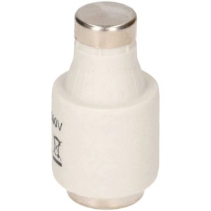 Fusibile bianco 40A DT-III a intervento ritardato per 500V, 5 pezzi nel set.