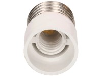 Reduzierfassung von E27 auf E14 Weiss
