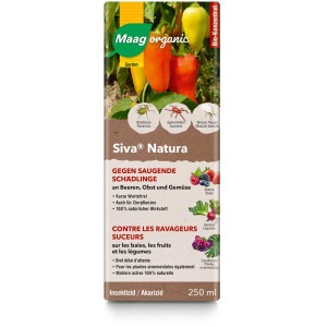 Maag Akarizid Siva Natura 250ml contre les acariens et les ravageurs suceurs sur fruits, légumes et plantes ornementales.