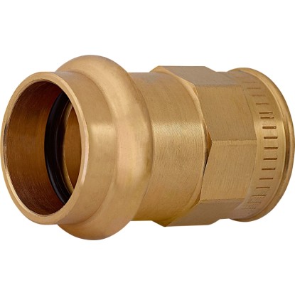 Übergangsmuffe Rotguss Ø 22 mm x 18,6 mm (Rp 1/2)