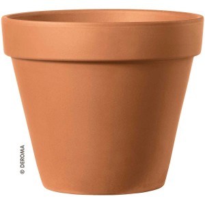 Vaso per piante Deroma Vaso Standard, terracotta, rosso terracotta, diametro 4 cm.