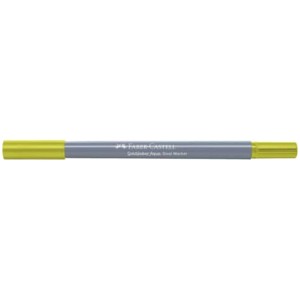 Feutre double Faber-Castell Goldfaber Aqua vert mai jaunâtre, stylo à deux pointes.
