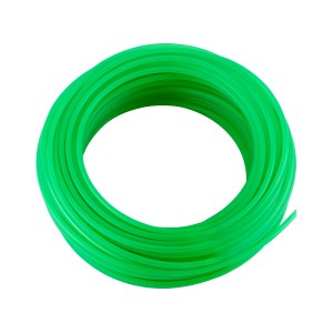 Fil pour coupe-bordures LUX, 2 mm x 15 m, vert, pour coupe-bordures et débroussailleuses.