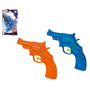Pistolet à eau Happy People WP150 orange et bleu, jeu d'eau pour enfants.