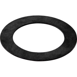 Guarnizione piatta KÖRO, 42x62x1 mm, per valvola di scarico da 1 1/4 di pollice. Anello di tenuta per scarichi interni.