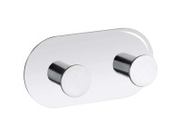 Wenko Wandhaken Cona Duo glänzend Edelstahl