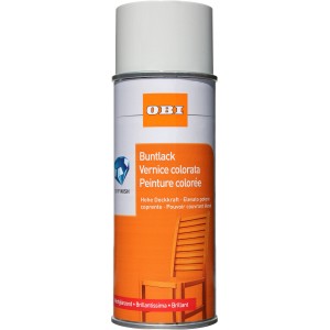 OBI Smalto spray bianco puro lucido, bomboletta da 400ml.