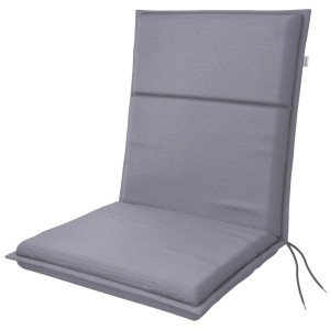 Cuscino Doppler Niederlehner Life D.5354 grigio chiaro per sedie da giardino, 48x100 cm.