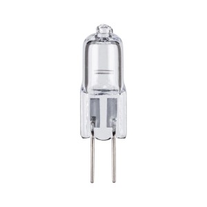 Lampadina Paulmann G4, 20W, per lampade speciali. Vetro trasparente, luce bianca calda.