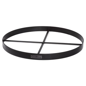 Base en acier CookKing pour braséros Ø 80 cm, noire, en acier robuste.
