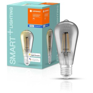 Lampadina Ledvance Smart+ Bluetooth LED Edison Filament, bianco caldo, 6W, attacco E27.