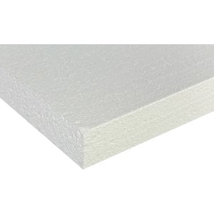 Panneau isolant de sol en polystyrène EPS 040 DEO, épaisseur 20 mm, pour isolation thermique.